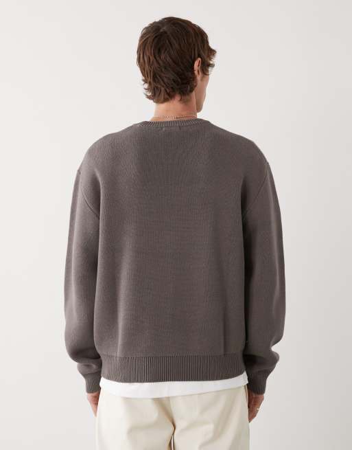 Weekday jumper in dark mole exclusive to ASOS