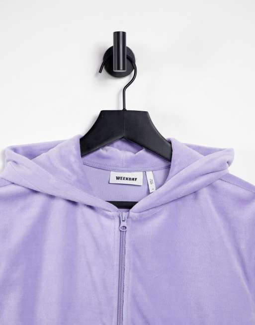 Weekday discount purple hoodie