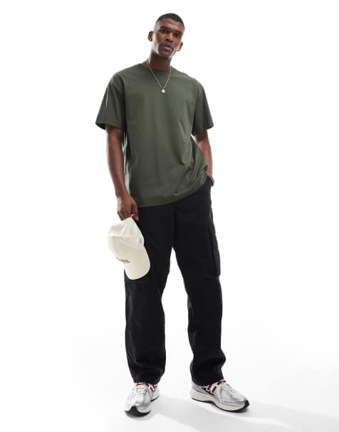 Weekday - Kakigrøn oversized T-shirt - view 1