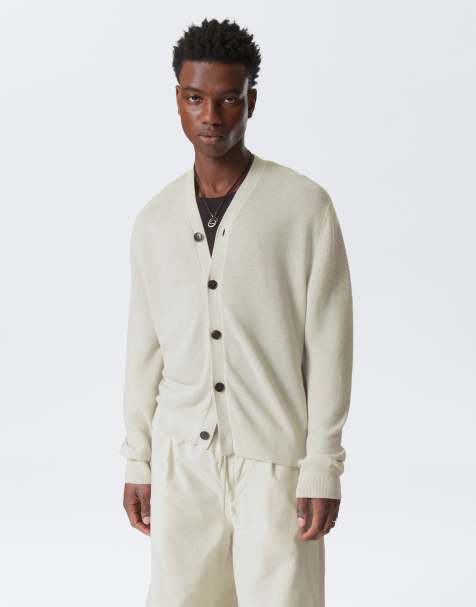 Weekday – Kardigan w kolorze złamanej bieli - view 1