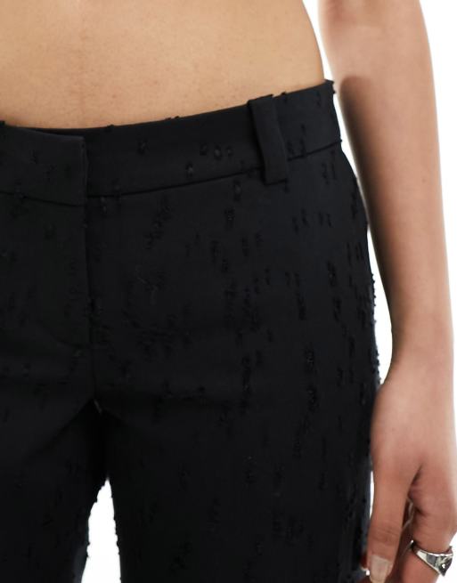 Weekday – Keela – Hose in Schwarz mit Jacquard-Punktemuster, Kombiteil, 3 von 5