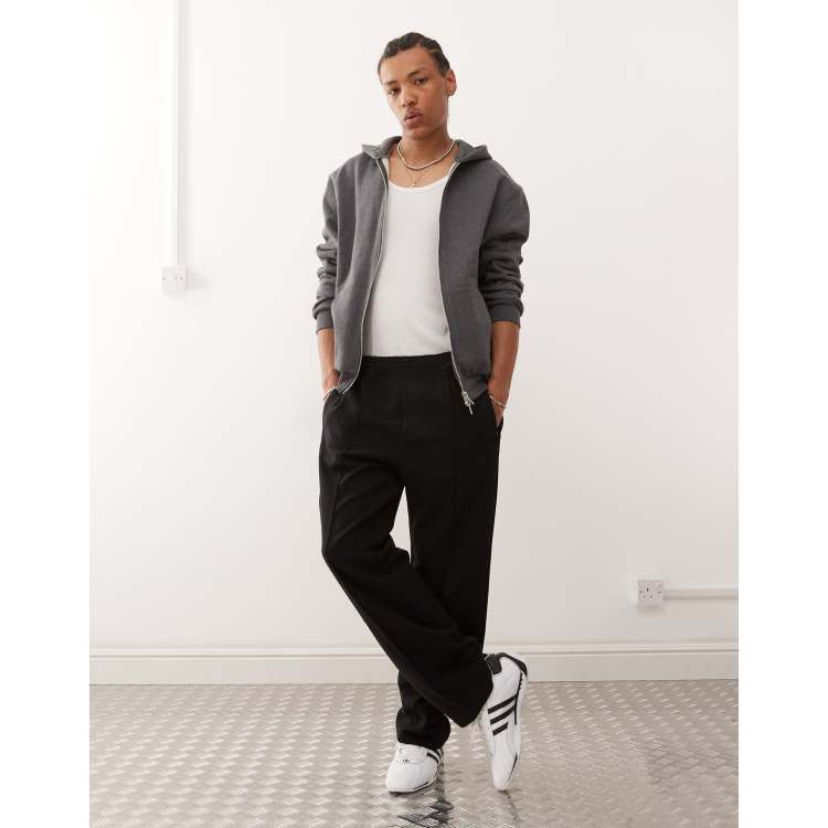 Weekday Ken tracksuit trousers in black | ASOS