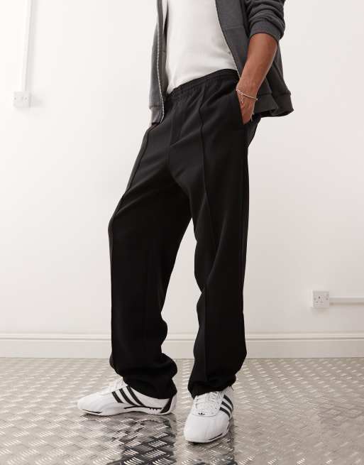 Weekday Ken tracksuit trousers in black ASOS