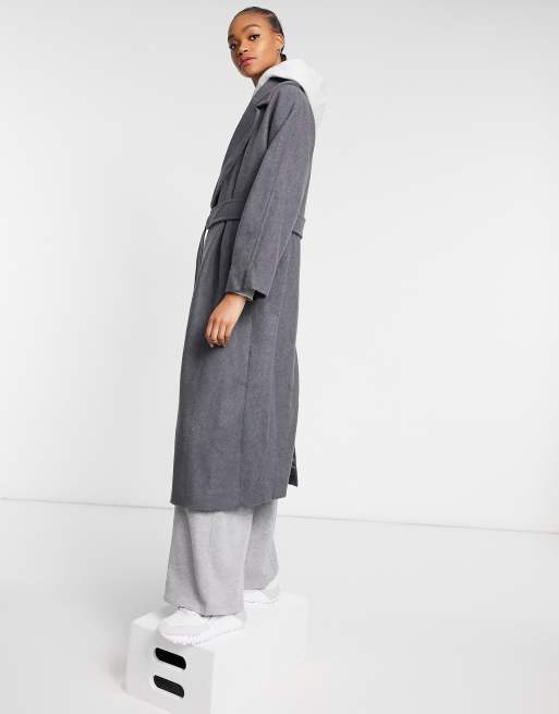 Weekday wool clearance coat in grey