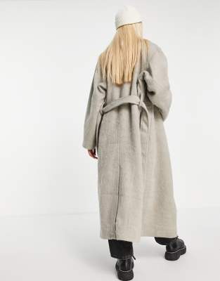 kia wool blend coat