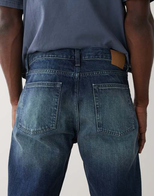Weekday - Klean - Jeans met rechte pijpen in vintage blauw, 4 van 5