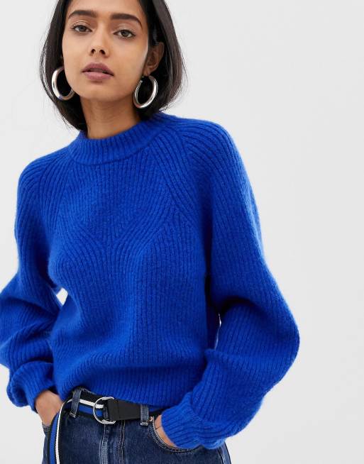 Kobalt blauwe sweater cheap dames