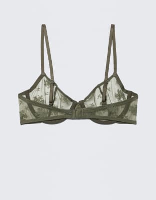 Weekday Lace Underwire Bra In Multi