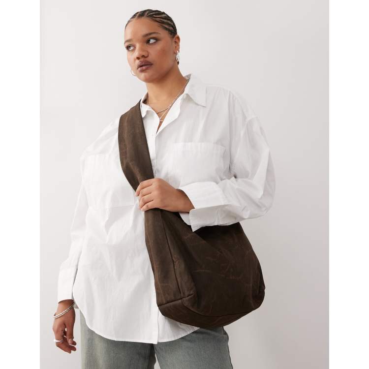 メケアリサ　Weekday Bag No.3 _Dates Brown Weekday crossbody bag in brown | ASOS