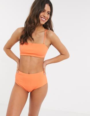 orange swim bottoms