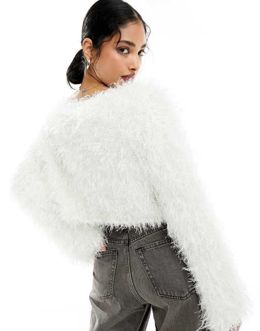 Cropped 2025 fur jumper