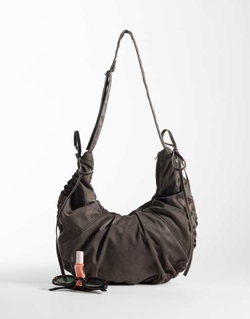 Weekday – Leyla – Ciemnobrązowa torebka crossbody, 2 z 4