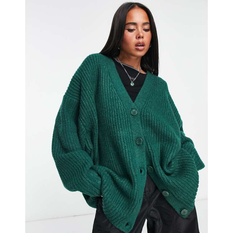 Chellysun oversize chunky knit on sale cardigan