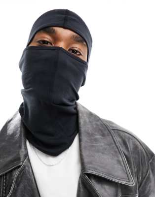 Weekday Lightweight balaclava in black