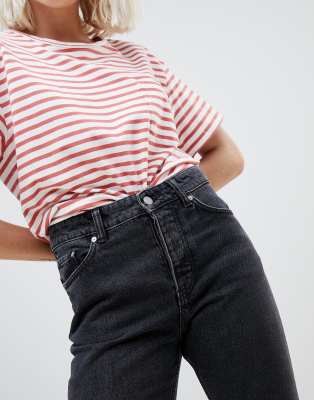 straight line jeans