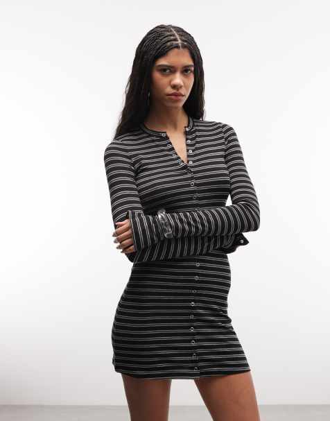 princess polly baby blue dress Black Long Sleeve Mini Dresses | Classic, Roll Neck & V Neck Styles