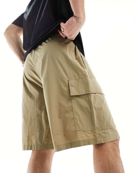 Mens loose sale fit cargo shorts