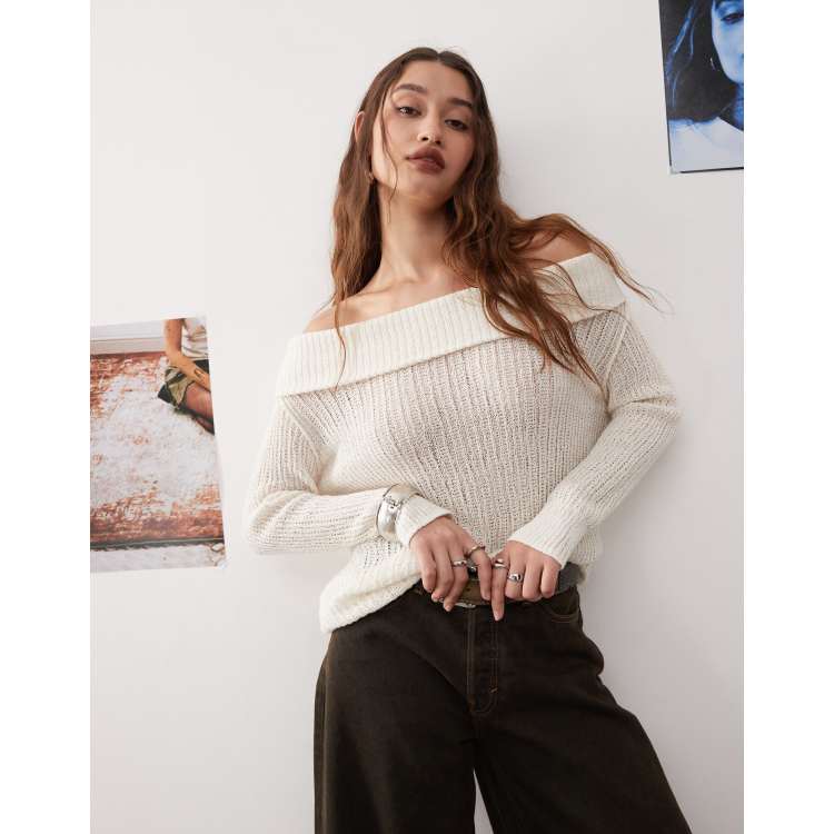 Off White outlets Lightweight Knit Sweater