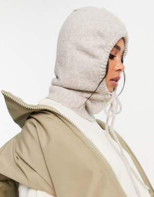 Weekday Lotta hood in oatmeal - BEIGE | ASOS