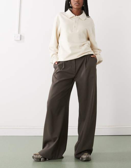 即日発送　DARKFOG Wide-leg Pleats Trousers 23FW Pleated Wide-Leg Pants