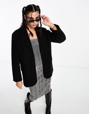 Weekday - Luiciana - Blazer aus Wollmix in Schwarz