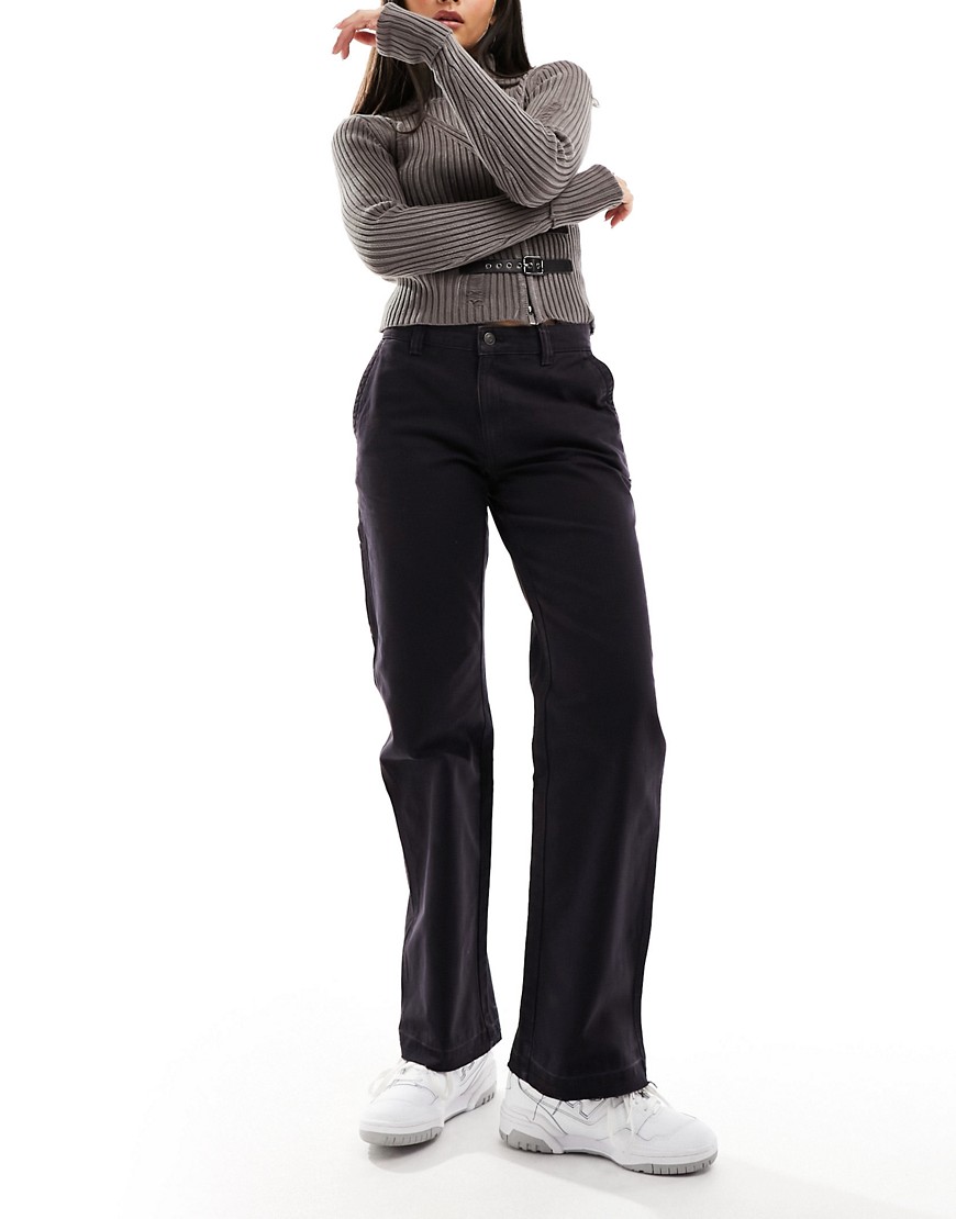 Weekday Mace carpenter trousers in dark grey