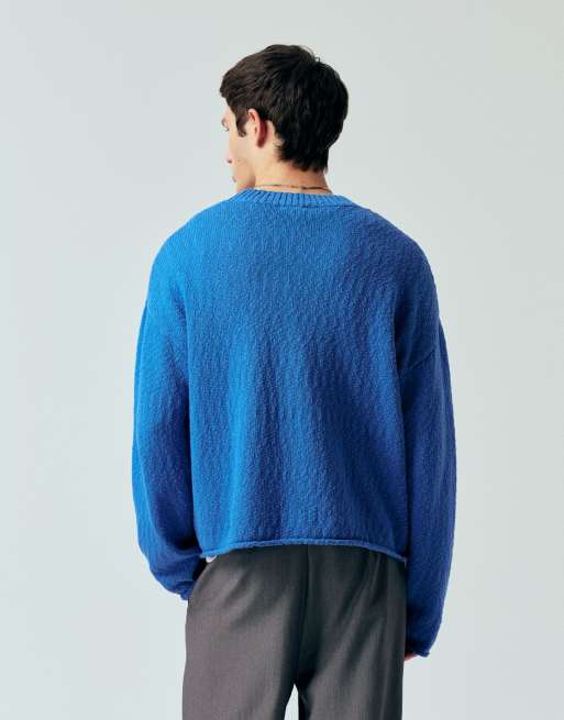 Weekday - Maglione comodo blu acceso, 5 di 5