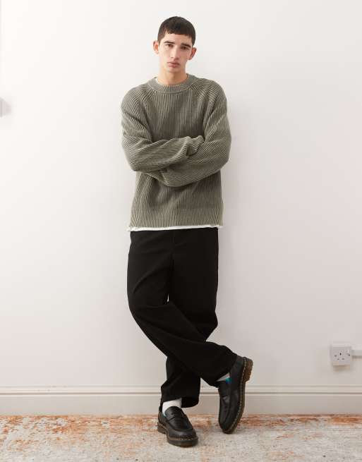Weekday - Maglione grigio slavato vestibilità comoda, 2 di 5