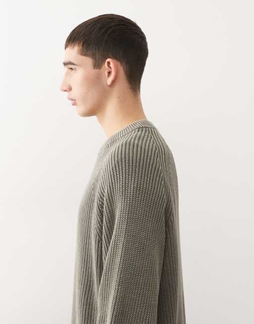 Weekday - Maglione grigio slavato vestibilità comoda, 4 di 5