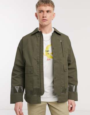 khaki green waterproof jacket