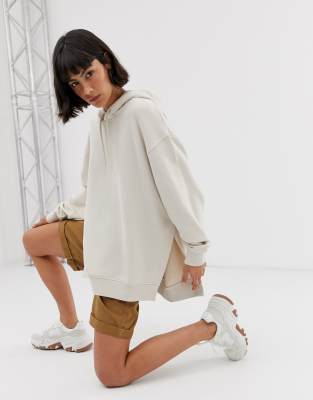 asos beige hoodie