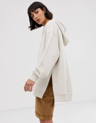 weekday hoodie beige