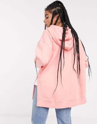 longline oversized hoodie