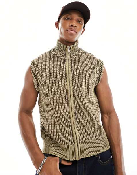 Long sleeveless sweater outlet vest