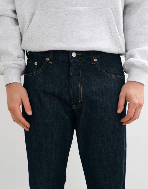 Weekday Mercury jeans med relaxed fit och bootcut i blå tvätt, 4 av 5