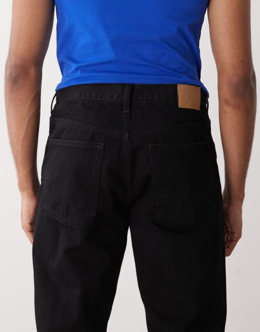 Weekday Mercury relaxed bootcut flare jeans in black