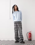 [Weekday] Weekday midweight jersey sweatshirt in light blue L Light blue