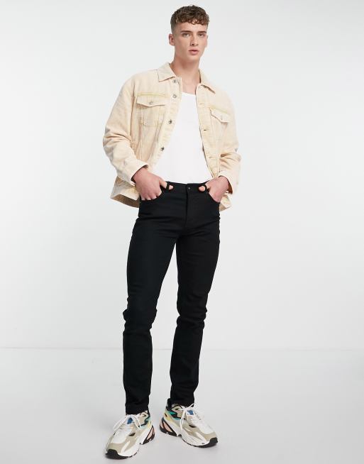 Weekday – Milton – Kremowa sztruksowa kurtka oversize z efektem sprania, 3 z 4