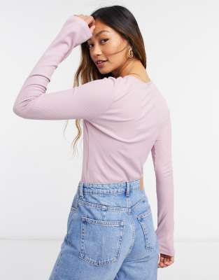 lilac button up cardigan