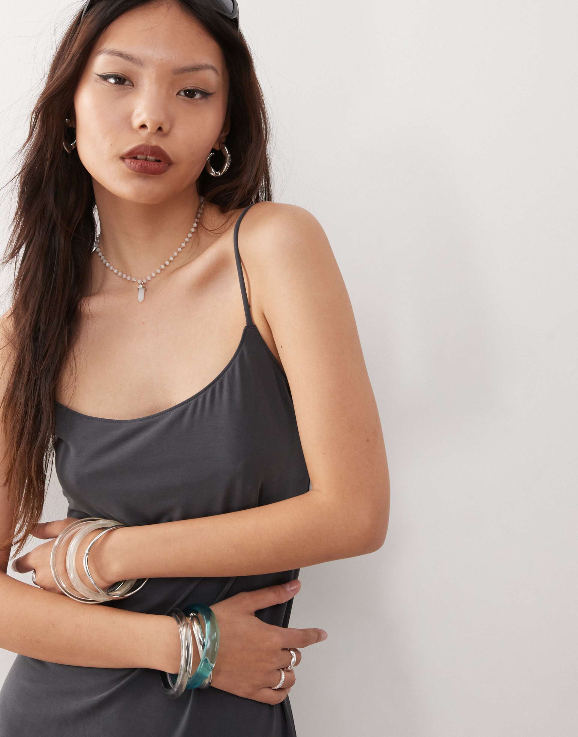 weekday mini dress in black