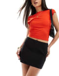 [Weekday] Weekday mini skirt in black 46 Black