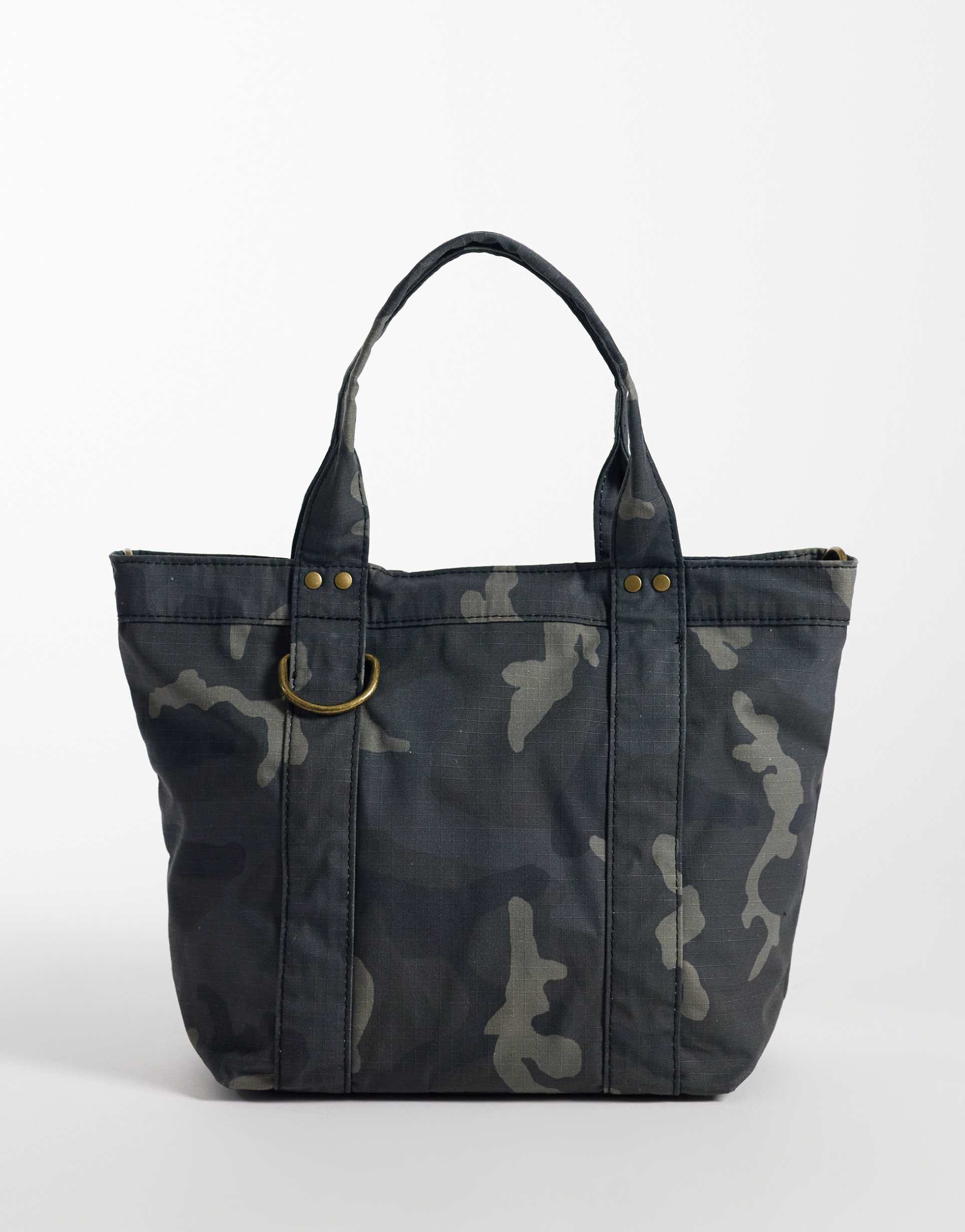 weekday mini tote in camo print