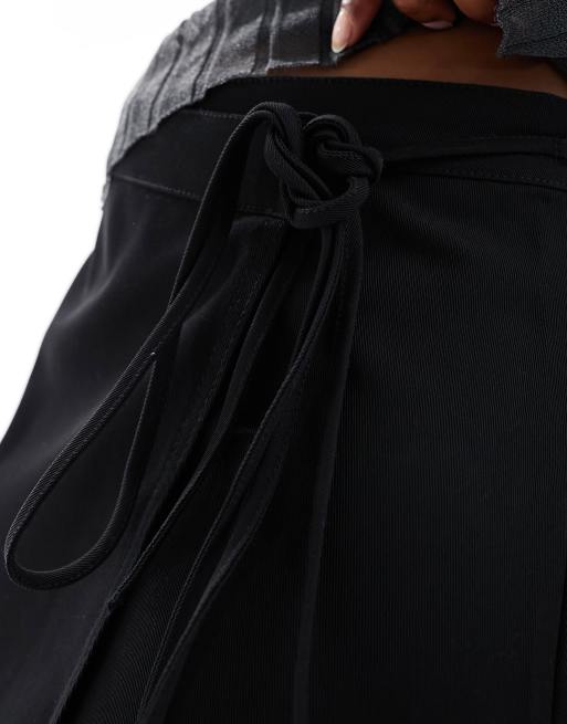 Weekday – Mini-Wickelrock in Schwarz, 5 von 5