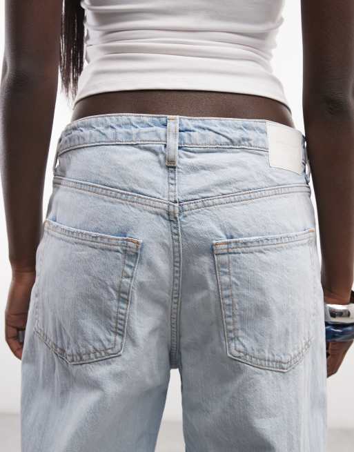 Weekday - Missy - Jeans ampi a vita bassa lavaggio azzurro, 5 di 5