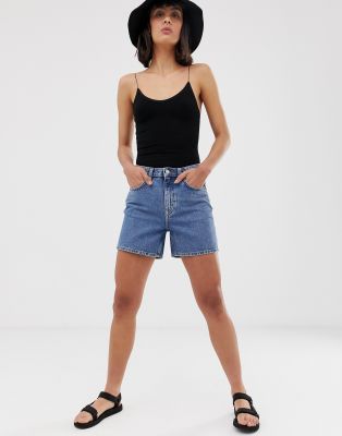 mum denim shorts