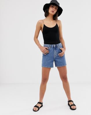 weekday denim shorts