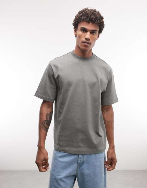 Weekday – Mörkgrön avslappnad t-shirt - view 1