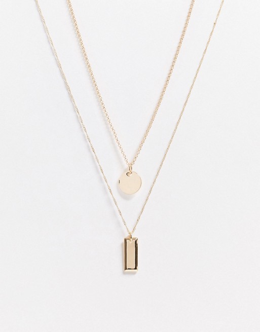 Weekday necklace in gold