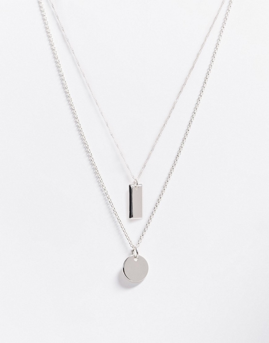 Weekday necklace in silver