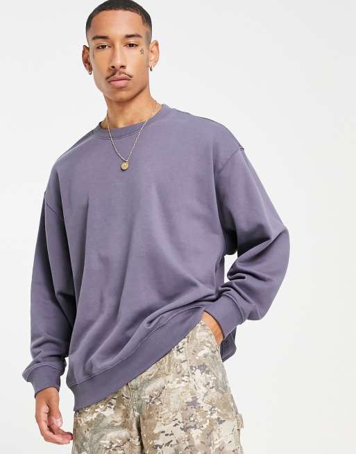 Weekday – Niebieska bluza dresowa oversize